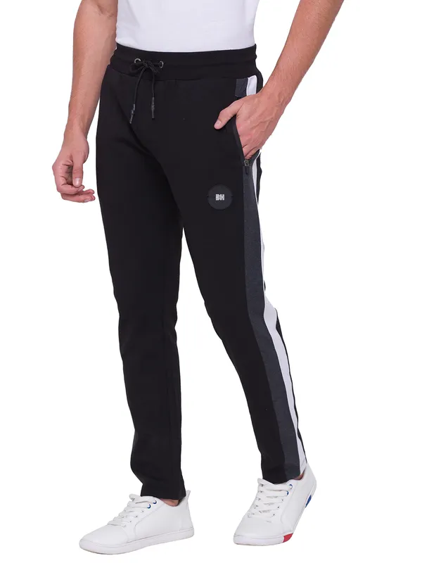 Being Human Men Regular Fit Track-Black
