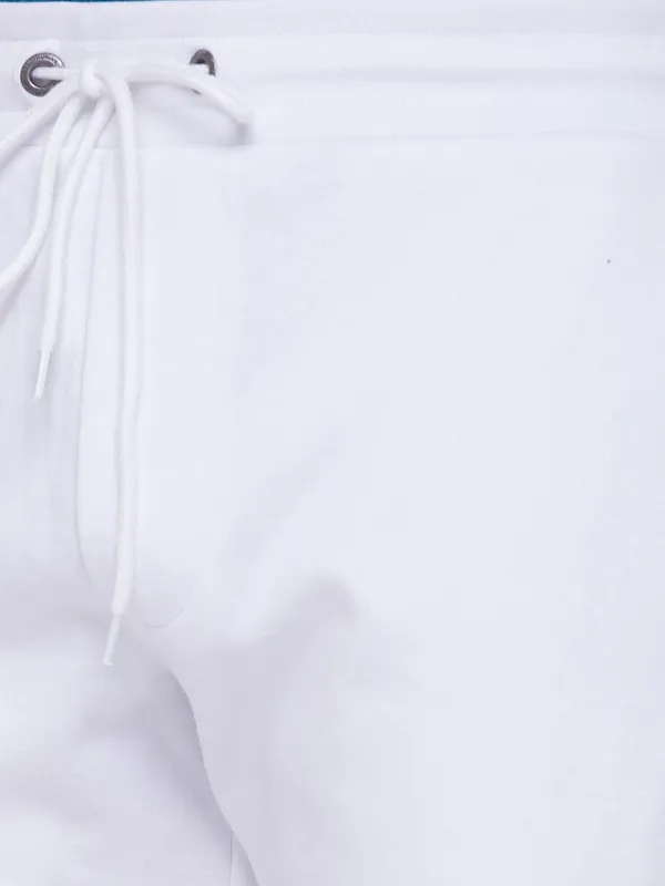 Being Human Clothing Men Regular Fit Track-White