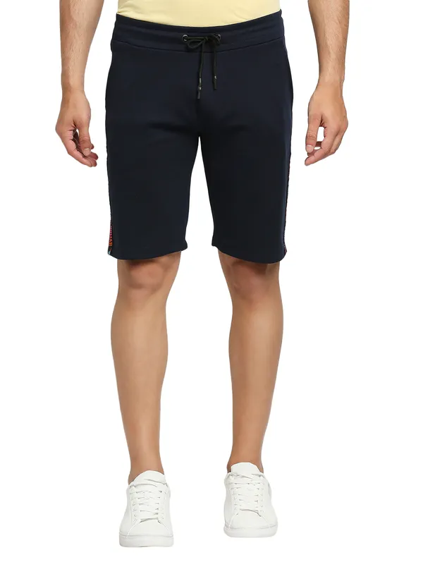 Being Human Clothing Men Regular Fit Shorts-Navy
