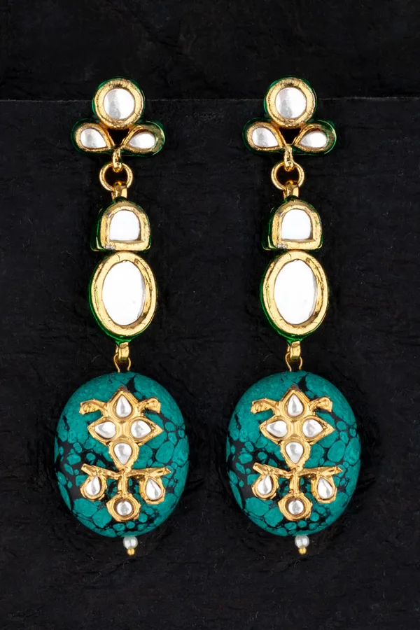 Feroza Swing Kundan Dangler