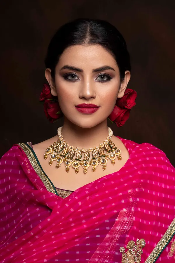 Golden Ghungroos Pearls & Kundan Necklace