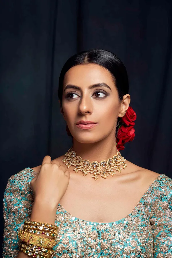 Pearls Chand Kundan Necklace