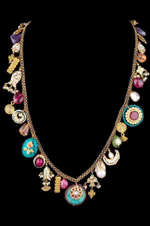Navratan Charms Necklace