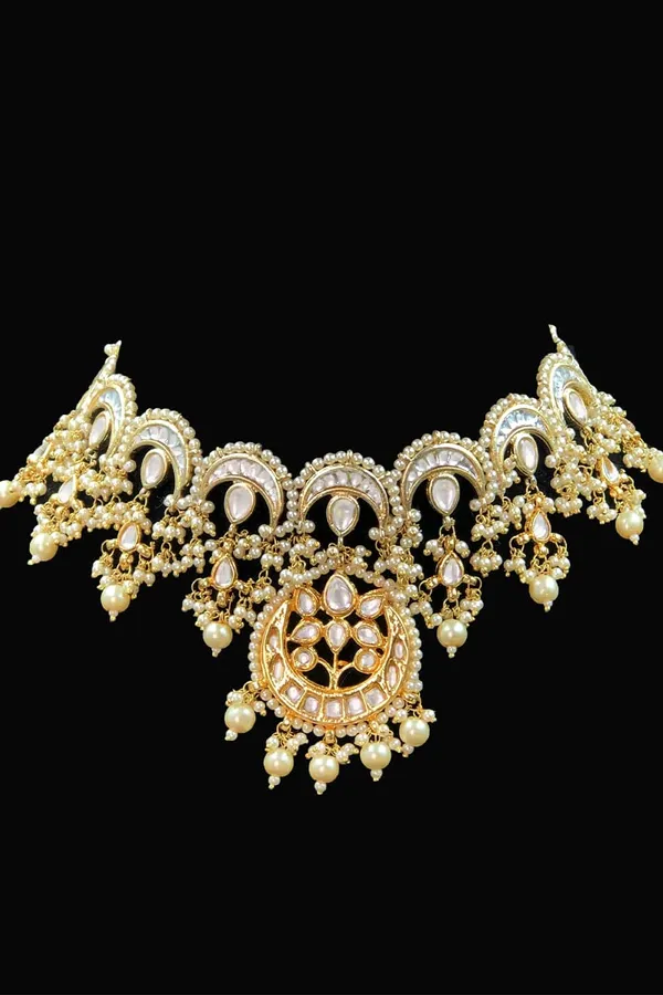 Pearl Kundan Choker