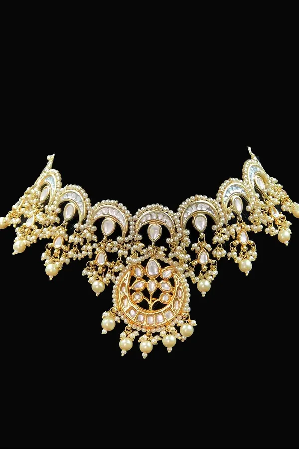 Pearl Kundan Choker