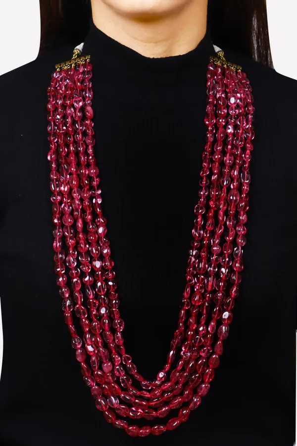 Tourmaline Panchlada Necklace
