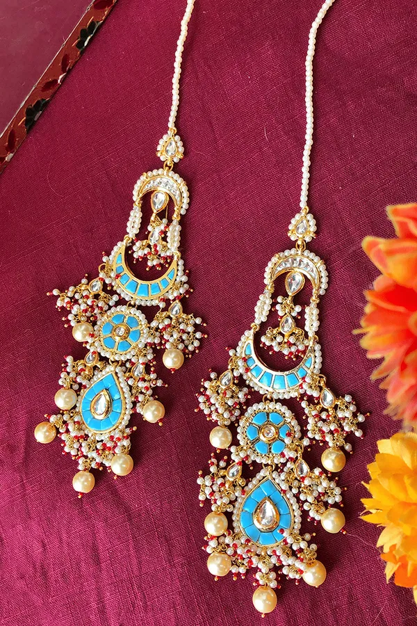 Statement Feroza Chand Drop Danglers
