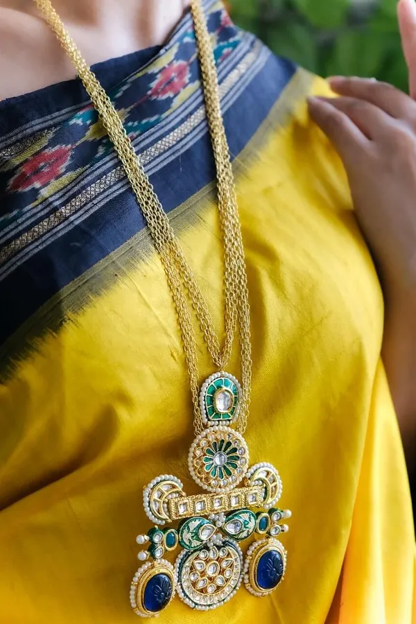 Statement Kundan Pendant Necklace