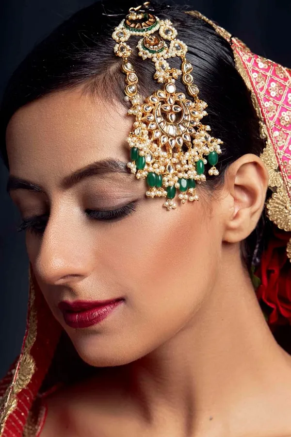 Kundan Green Drops Passa