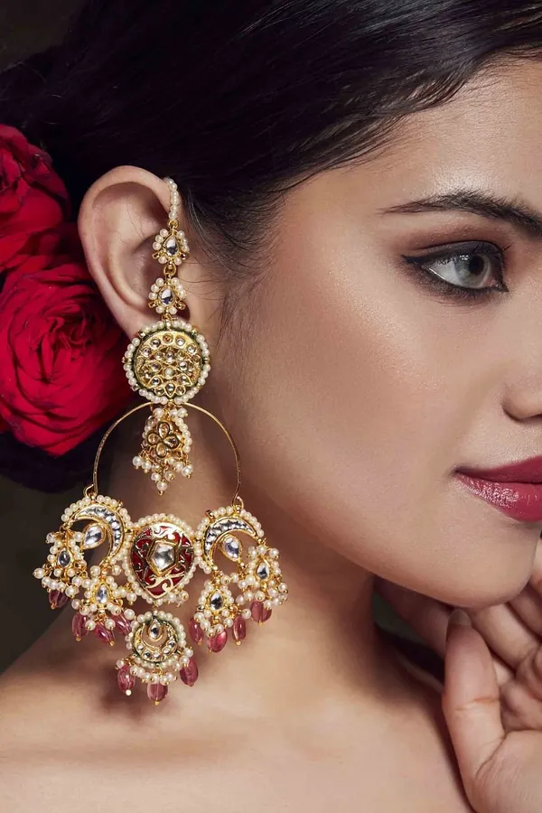 Statement Tourmaline Drop Baali Earrings