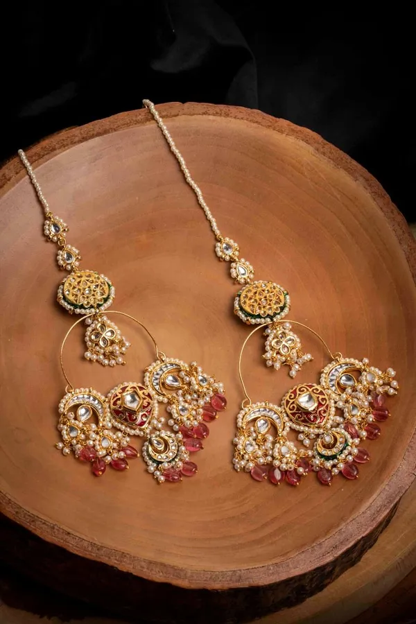 Statement Tourmaline Drop Baali Earrings