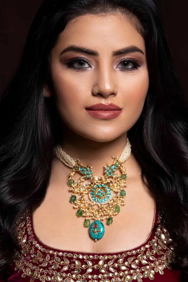 Statement Feroza Centric Choker Necklace