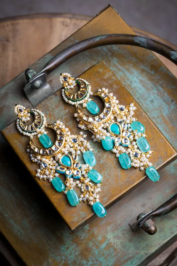 Pale Green Dangling Earrings