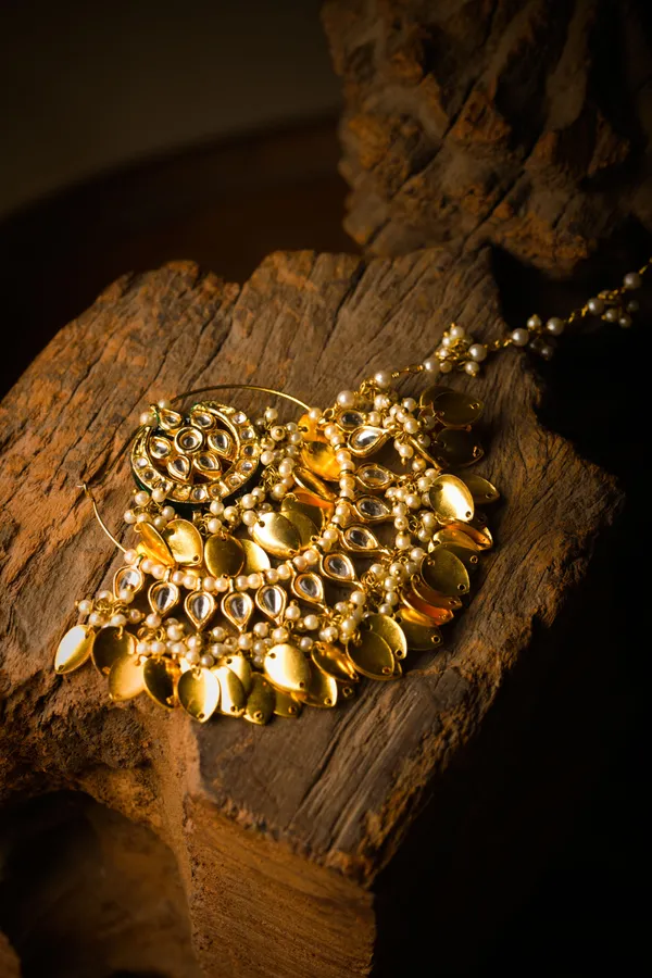 Pearl & Kundan Pipalpatti Nath