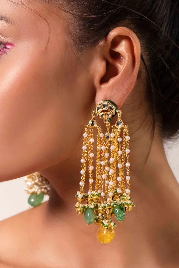 Loaaded Citric Green Earrings