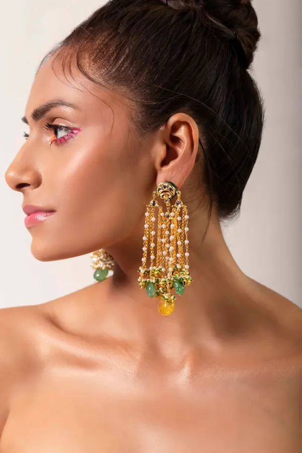 Loaaded Citric Green Earrings