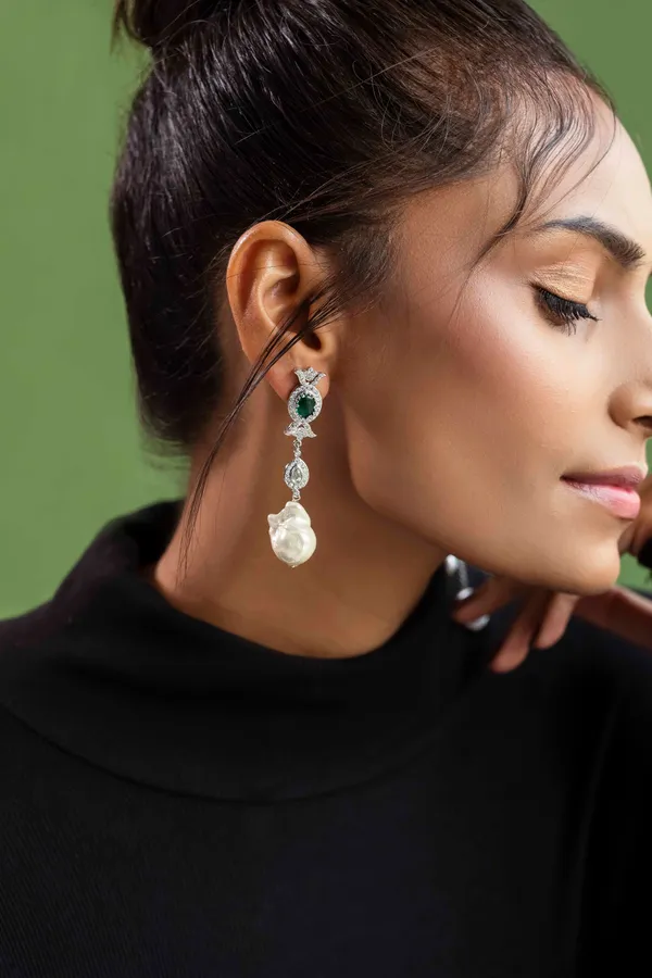 Nizami Baroque Pearl Earrings