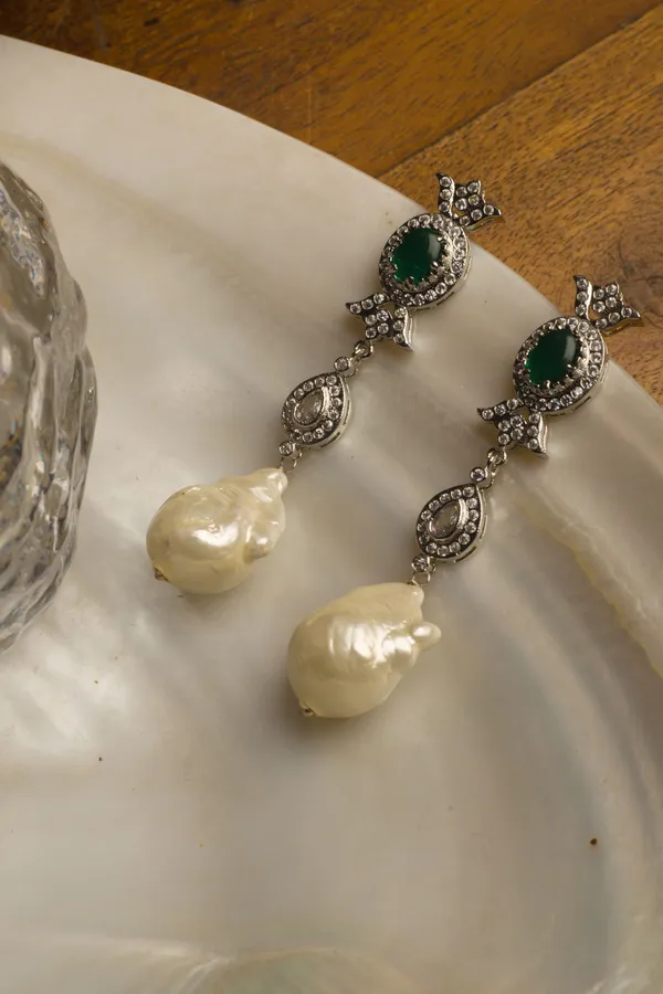 Nizami Baroque Pearl Earrings