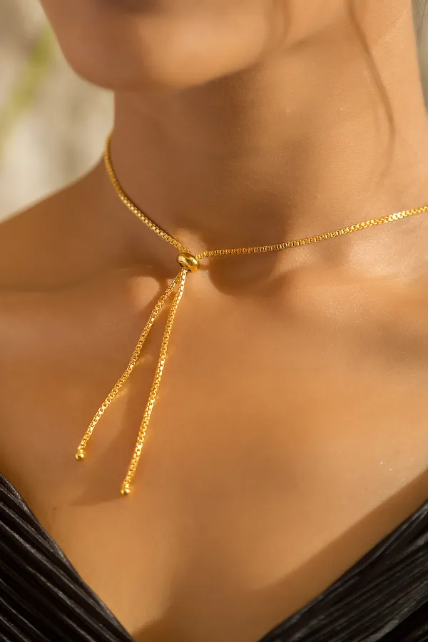 White & Silver Zirconia Choker Necklace