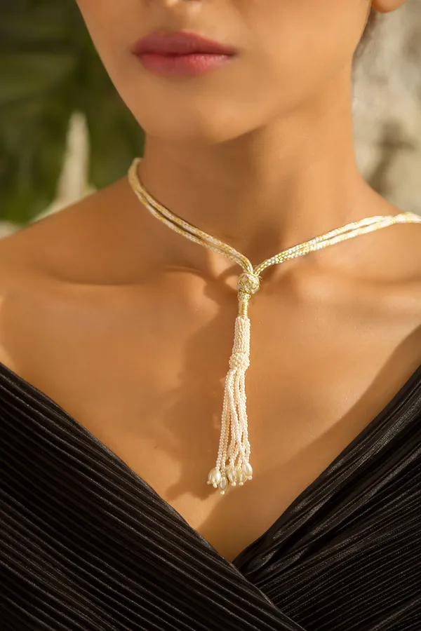 Statement Silver & Gold Zirconia Choker Necklace