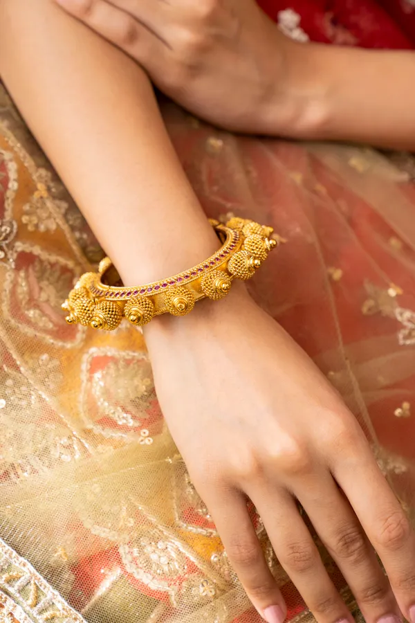 Gold & Pink Kada
