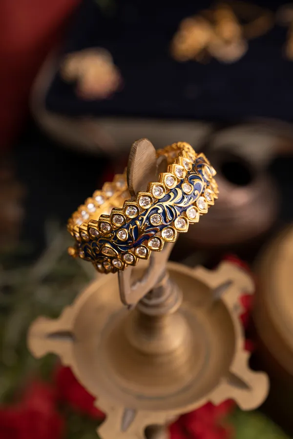 Blue Meena Regal Kada