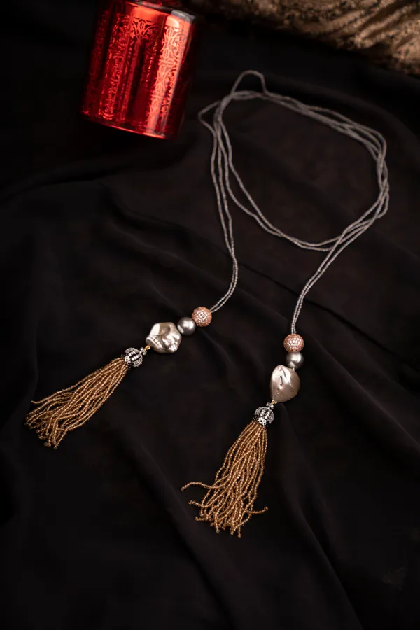 Baroque Tassel Necklace