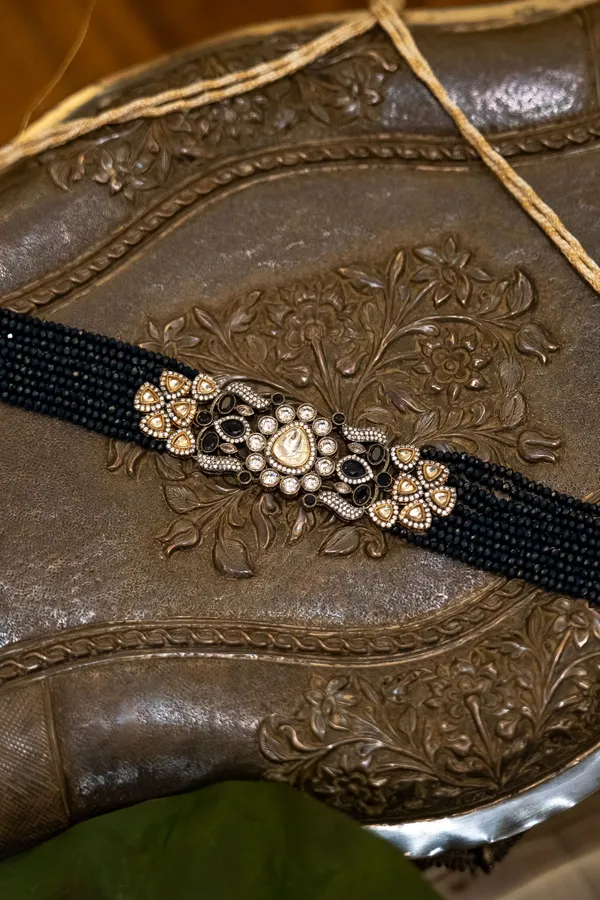 Blue & White Zirconia Necklace