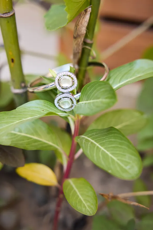 Silver Zirconia Adjustable Bangle Bracelet