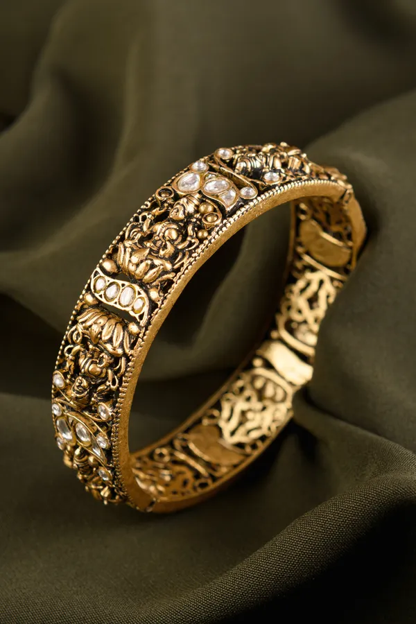 Antique Gold Tone Bangle