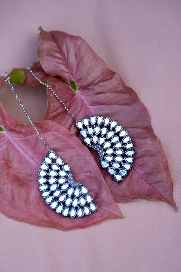 Dual Finish Kundan Earcuffs