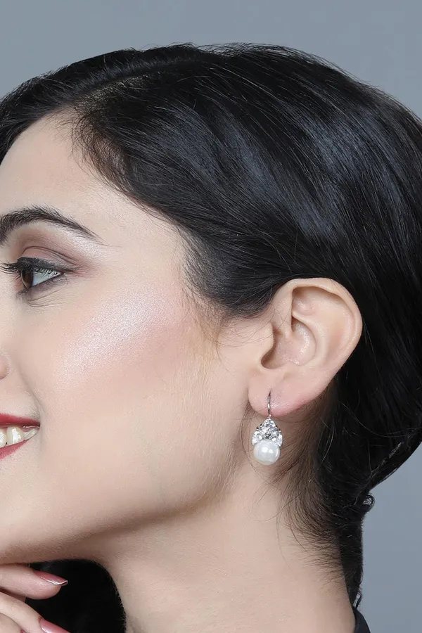 Mini Zirconia Pearl Danglers