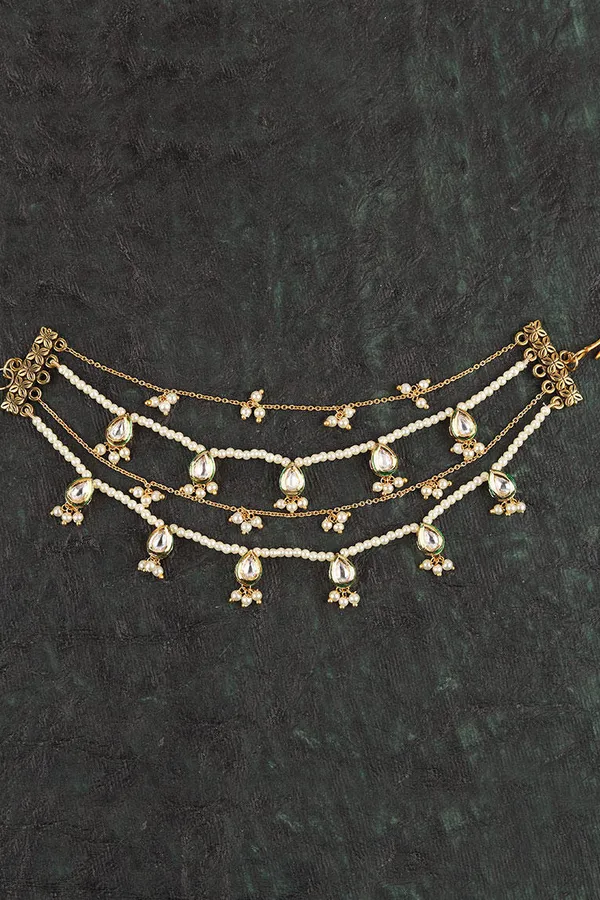 Stoned Pearls & Kundan Saharas