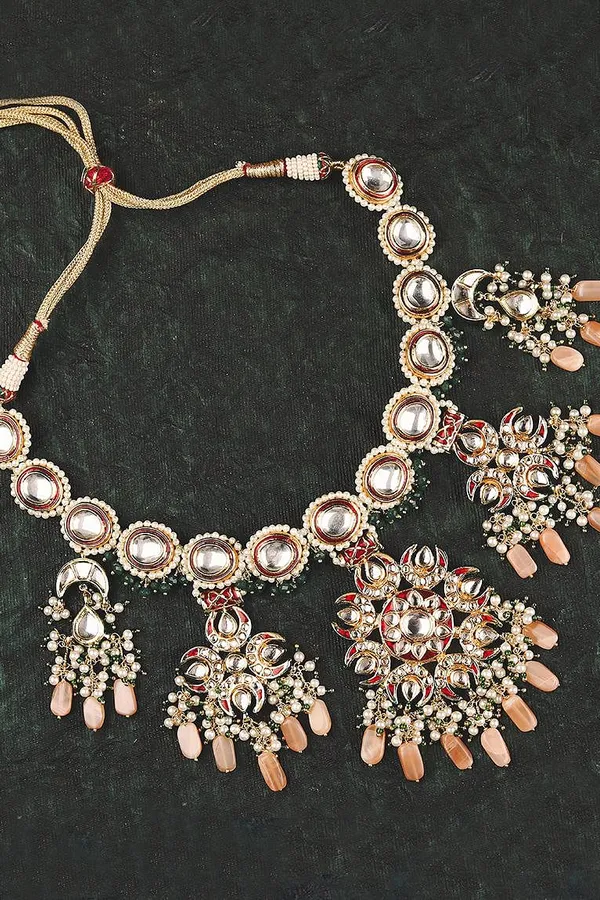 Green Kundan Choker Necklace