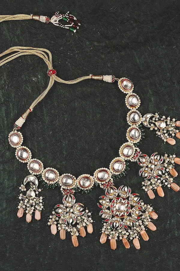 Green Kundan Choker Necklace