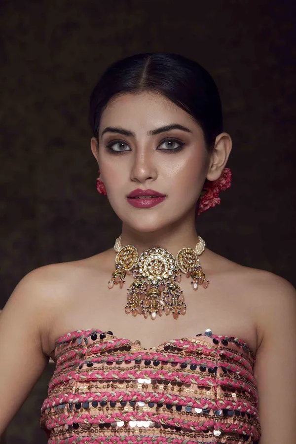 Kundan Round Trippling Choker