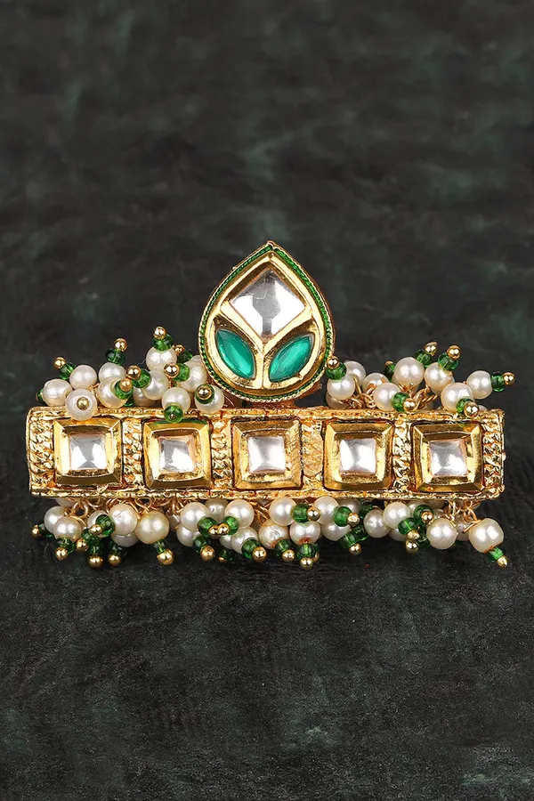 Gold Green Ring