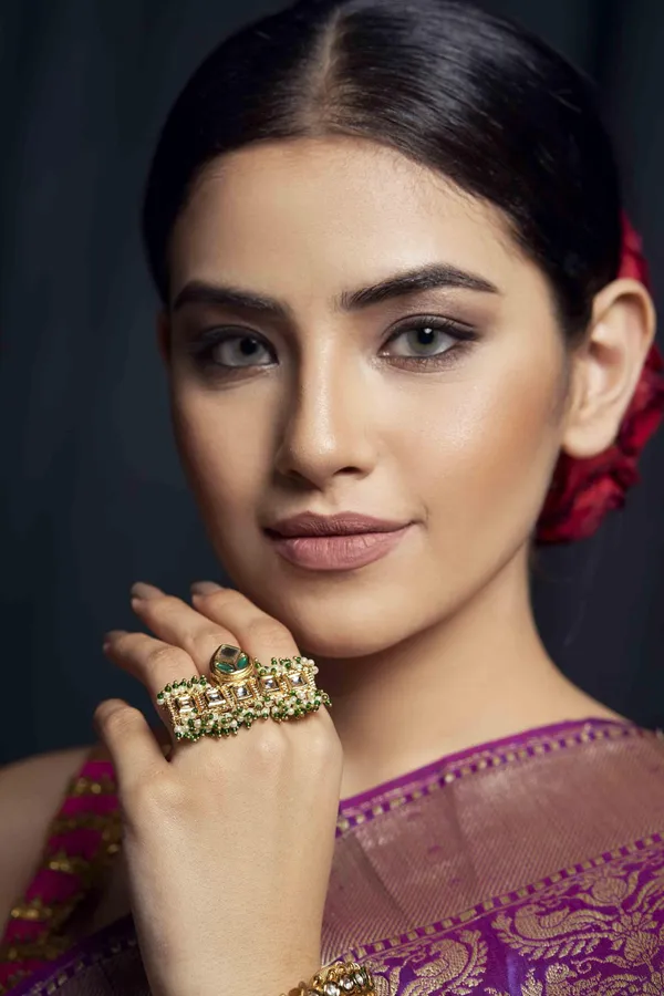 Gold Green Ring