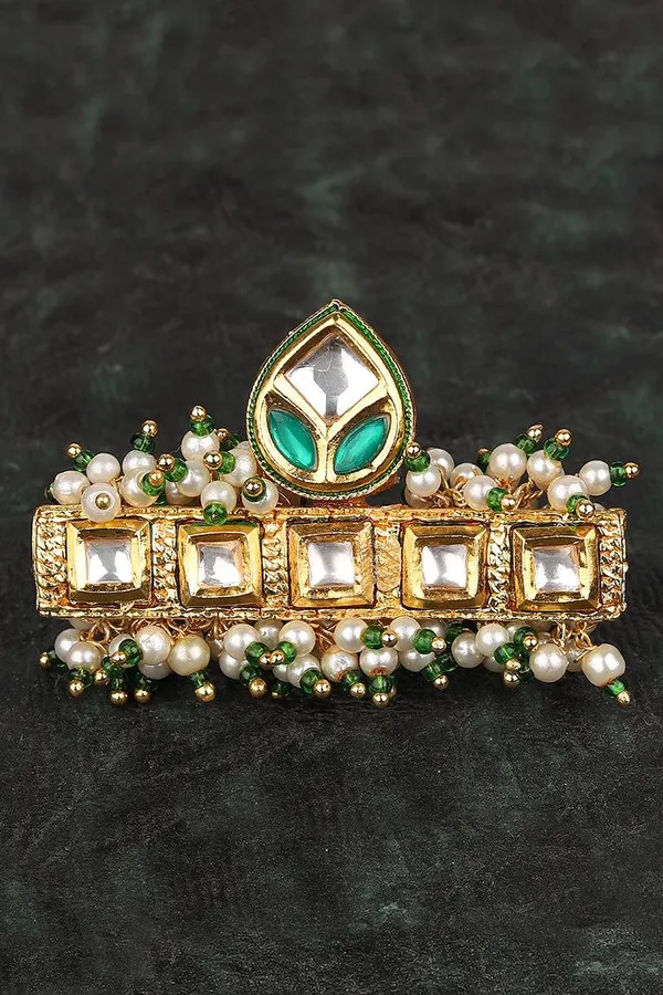 Gold Green Ring