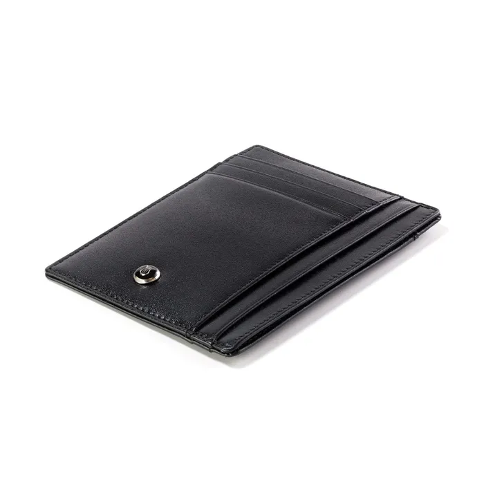 Gift Set Lapis Bard Contemporary Ballpoint Pen With Mayfair Credit Card Holder Black With Chrome Trims