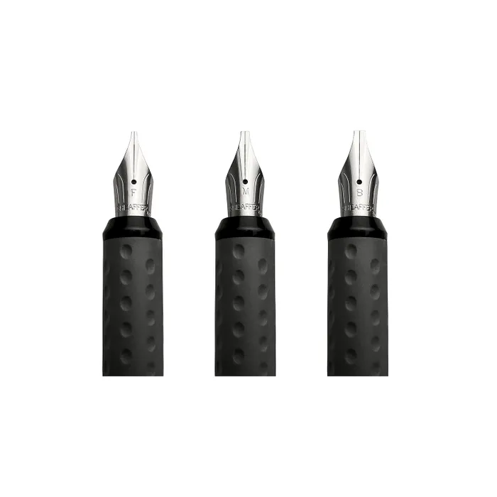 Sheaffer Calligraphy Matte Black Fountain pen Minikit with Black cap and Matte Black Trim in Hangsell - F, M, B nibs