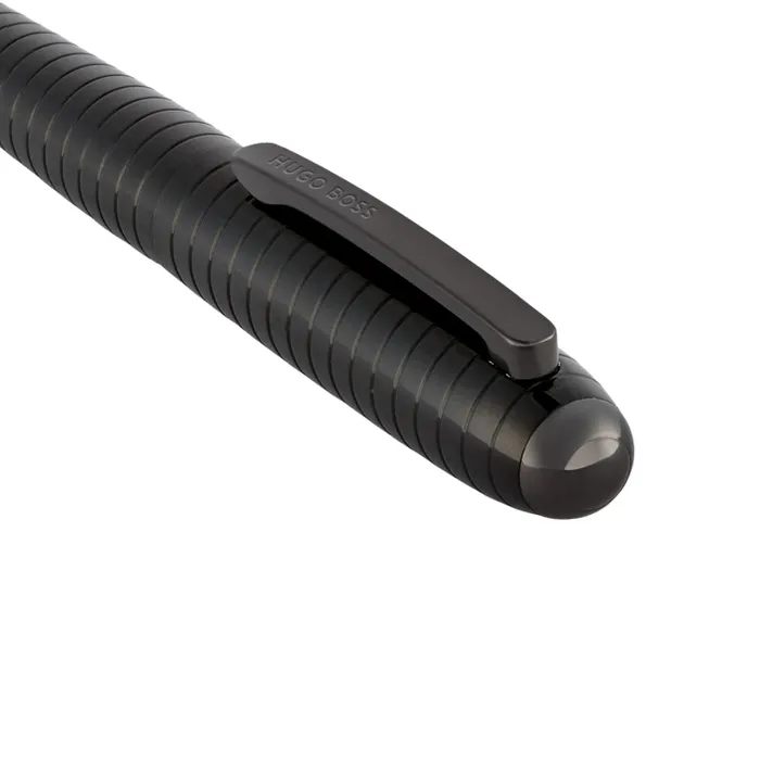 Hugo Boss Ballpoint Pen Contour Soft Bauhaus Black