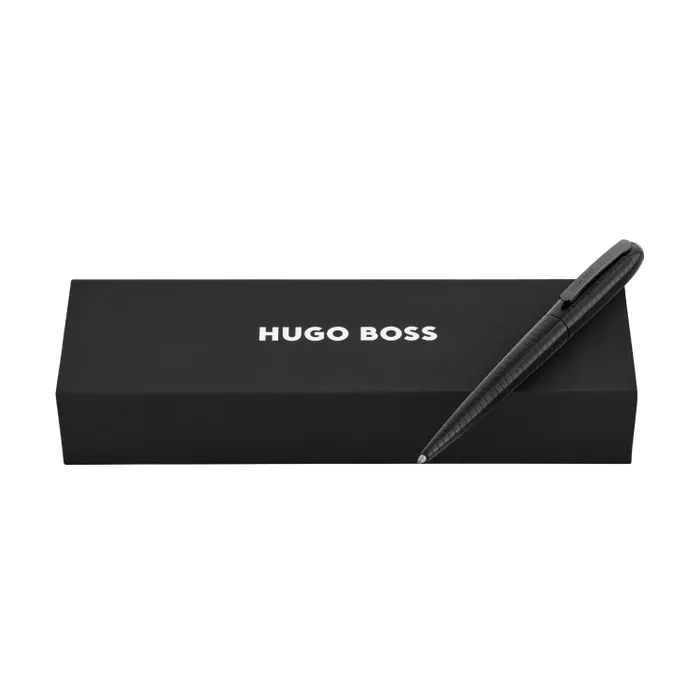 Hugo Boss Ballpoint Pen Contour Soft Bauhaus Black
