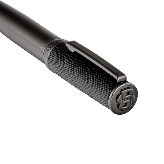 Hugo Boss Ballpoint Pen Double B Saffiano Black