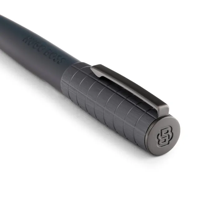Hugo Boss Ballpoint Pen Arche Bauhaus Dark Grey