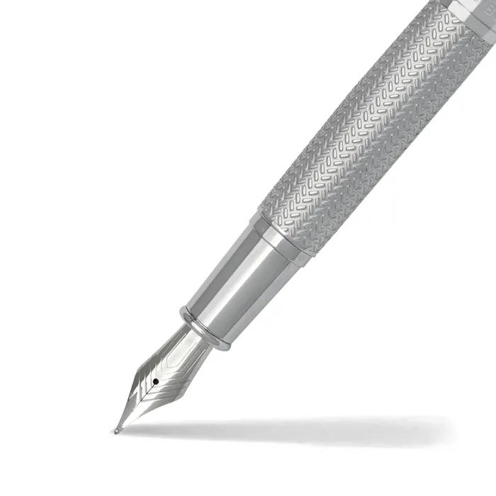 Hugo Boss Fountain Pen Elemental Silver