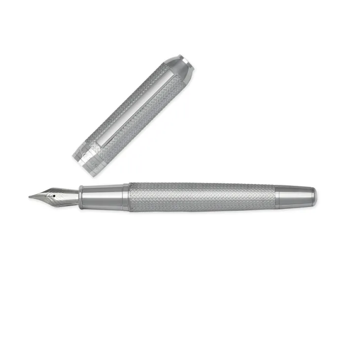 Hugo Boss Fountain Pen Elemental Silver
