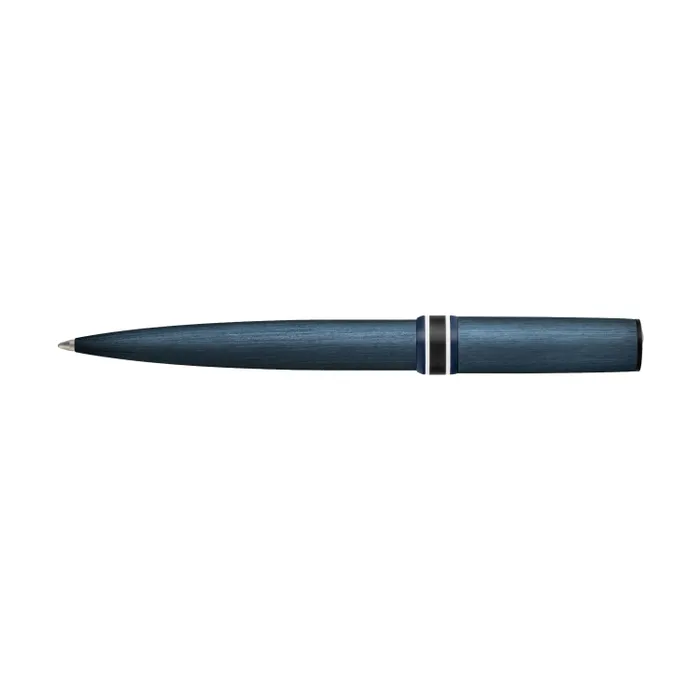 Hugo Boss Ballpoint Pen Arche Brushed Ring Navy