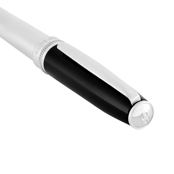 Hugo Boss Rollerball Pen Essential Classic Black & Chrome