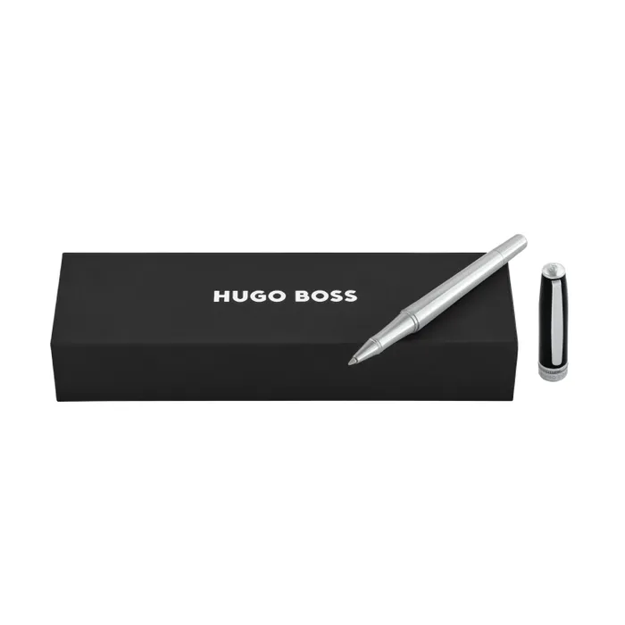 Hugo Boss Rollerball Pen Essential Classic Black & Chrome